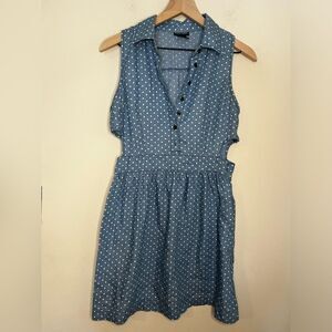 Cotton Express Polk dot Dress Size M